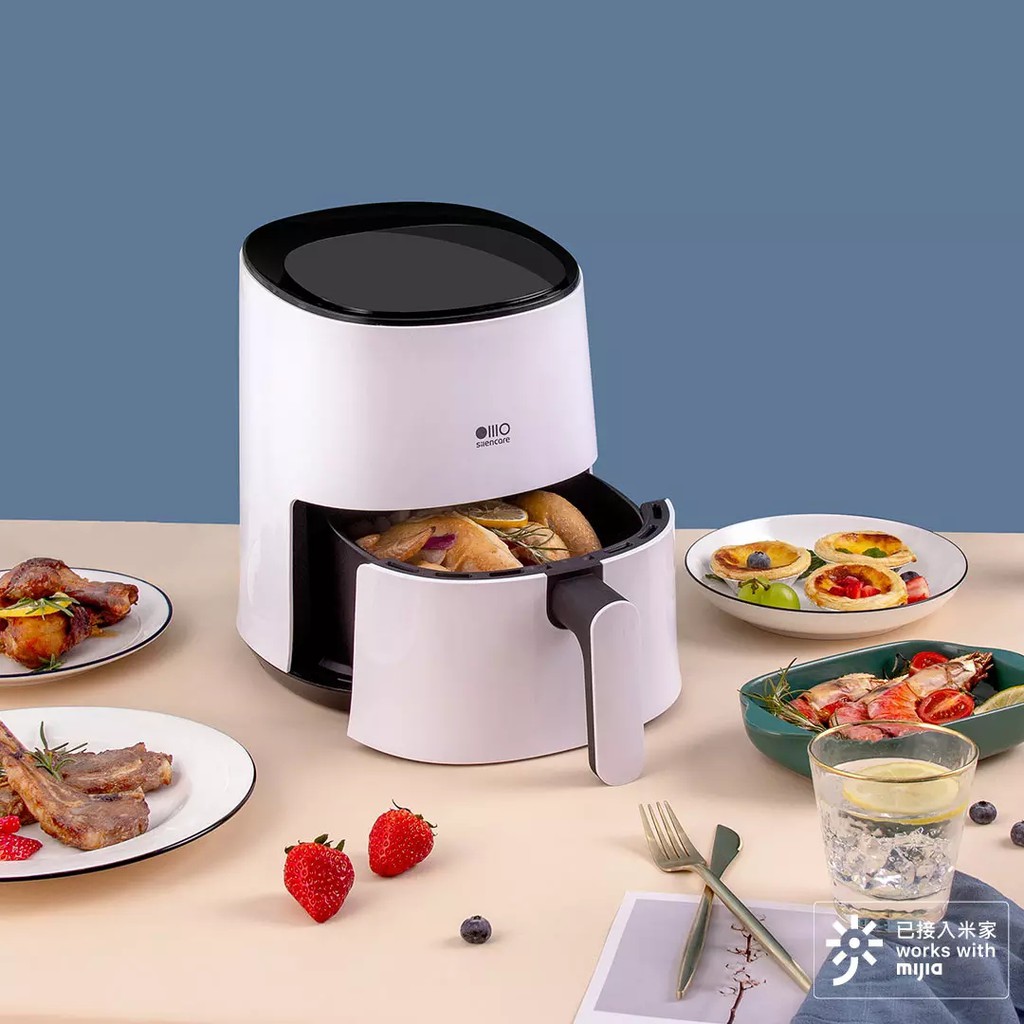 ZOLELE Smart Air Fryer 2.5L Peralatan Masak Oil-free Penggoreng Tanpa Minyak LCD Touch Control Digital Airfryer Oven Low Watt Listrik  K505W