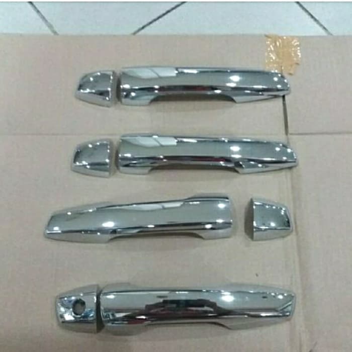 Cover handle PEGANGAN PINTU MITSUBISHI XPANDER  SMART KEY / non smart keyless  chrome CROME tempel