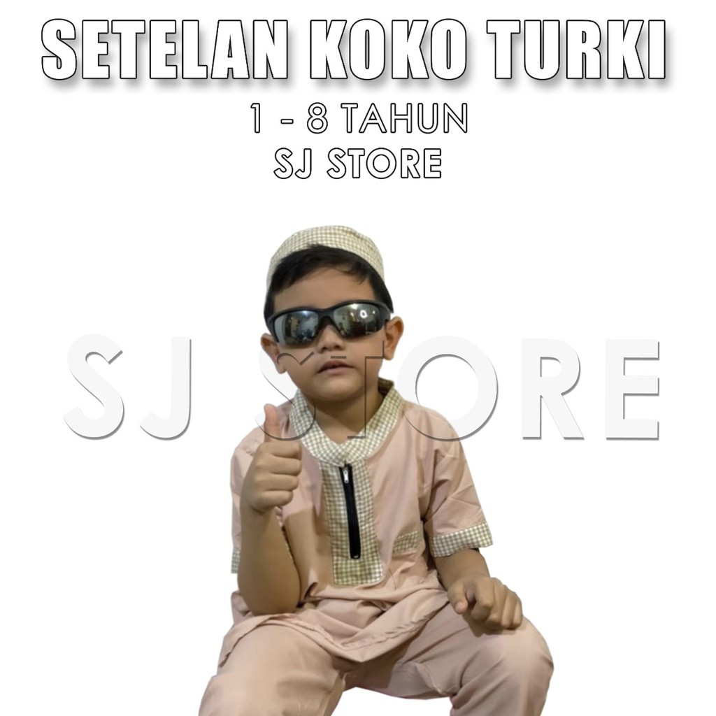 Setelan Koko Turki Anak 1- 6 Tahun