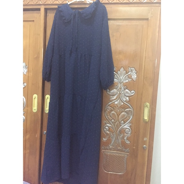 ZAHIRA DRESS URAGIRI DOTTY CRINCLE