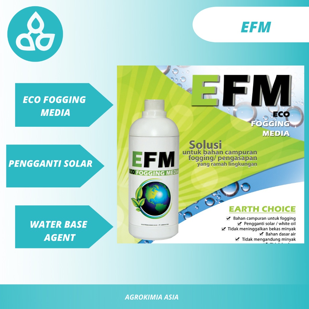 EFM Eco Fogging Media - Cairan Pelarut Obat Fogging sama dg WFA 1L