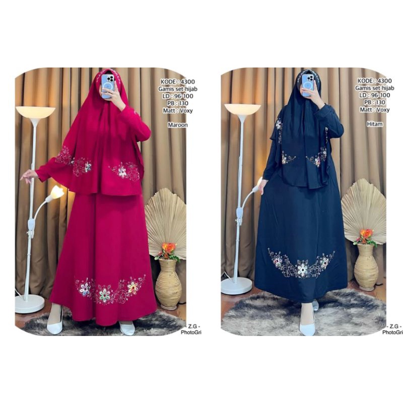 Gamis murah/Gamis/Hijab/Gamis plus hijab