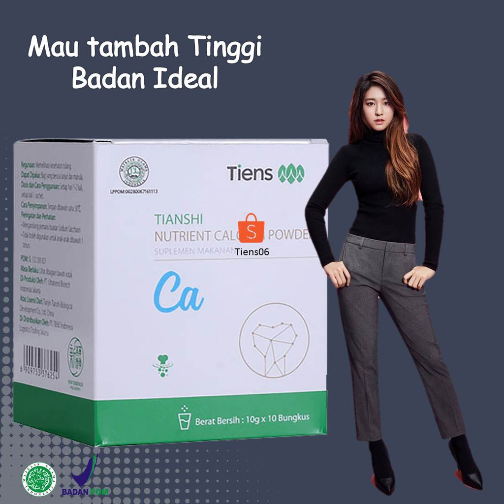 

Peninggi Badan Susu Bubuk/ Susu Kalsium Tiens Untuk Patah Tulang / Ibu Hamil Menyusui ( Per Sachet )