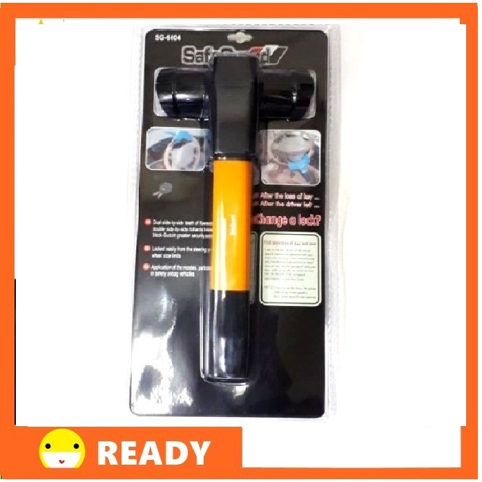 Kunci Stir Setir Pengaman Mobil Tipe SG-6004 Merk Safeguard-Mobil Yaris Vios Innova Fortuner Pajero 