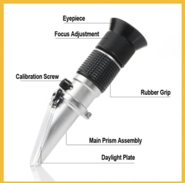 Combo Refractometer 58-90% Brix &amp; 38-43 Be &amp; 12-27% Water / Kadar Gula