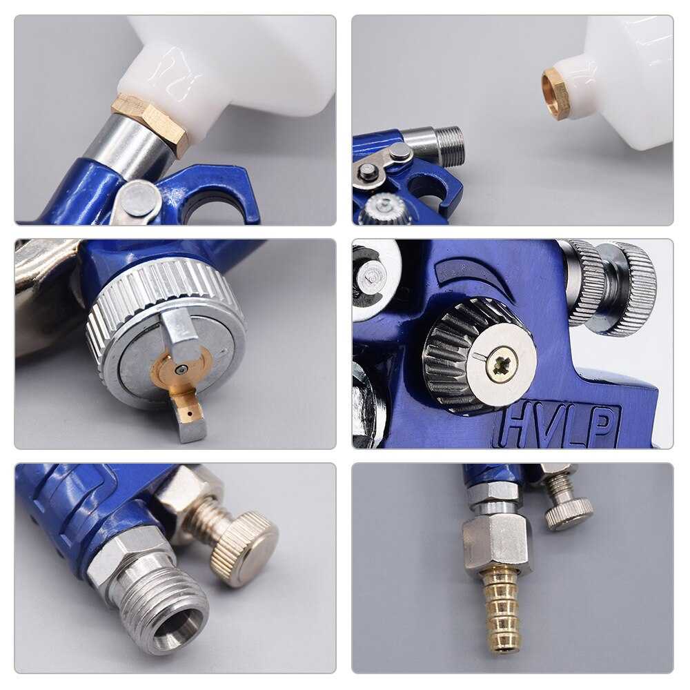 AETool Professional Spray Gun Nozzle HVLP Airbrush - H-827-Biru-Nozzle 1.4mm