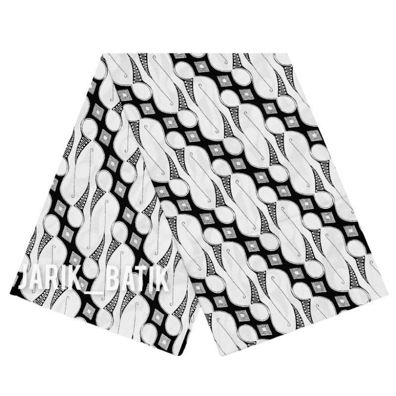 Kain Jarik Batik Hitam Putih Kain Batik Parang Barong