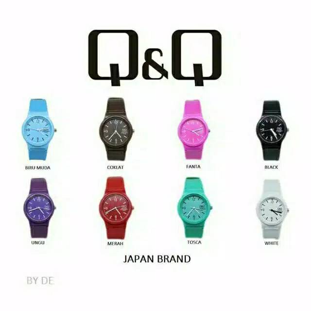 JAM TANGAN WANITA Q&amp;Q STRAP Rubber JELLY TOP 1