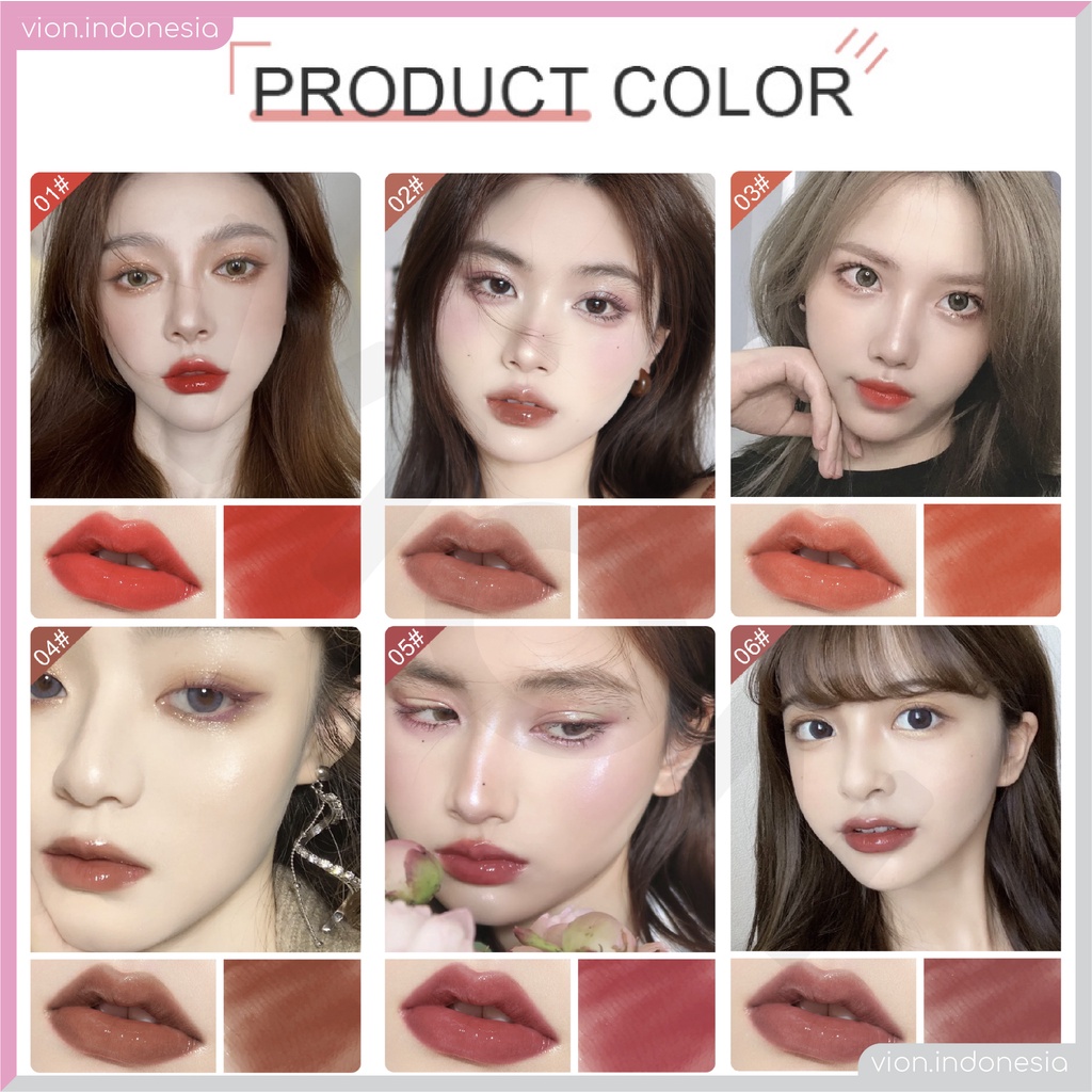 DRAGON RANEE Lovely Candy Lip Tint Strawberry Lip Glaze Lip Dye Waterproof Original DR005