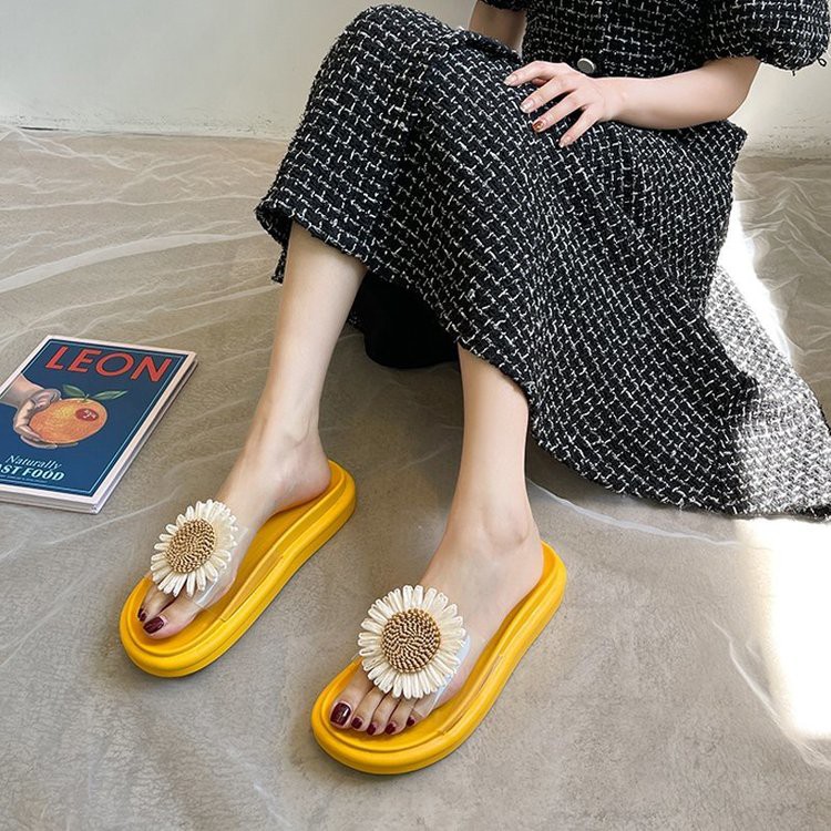 RYS - Sunflower Vintage Sandal Slipper Casual Sehari Hari - Ori Import