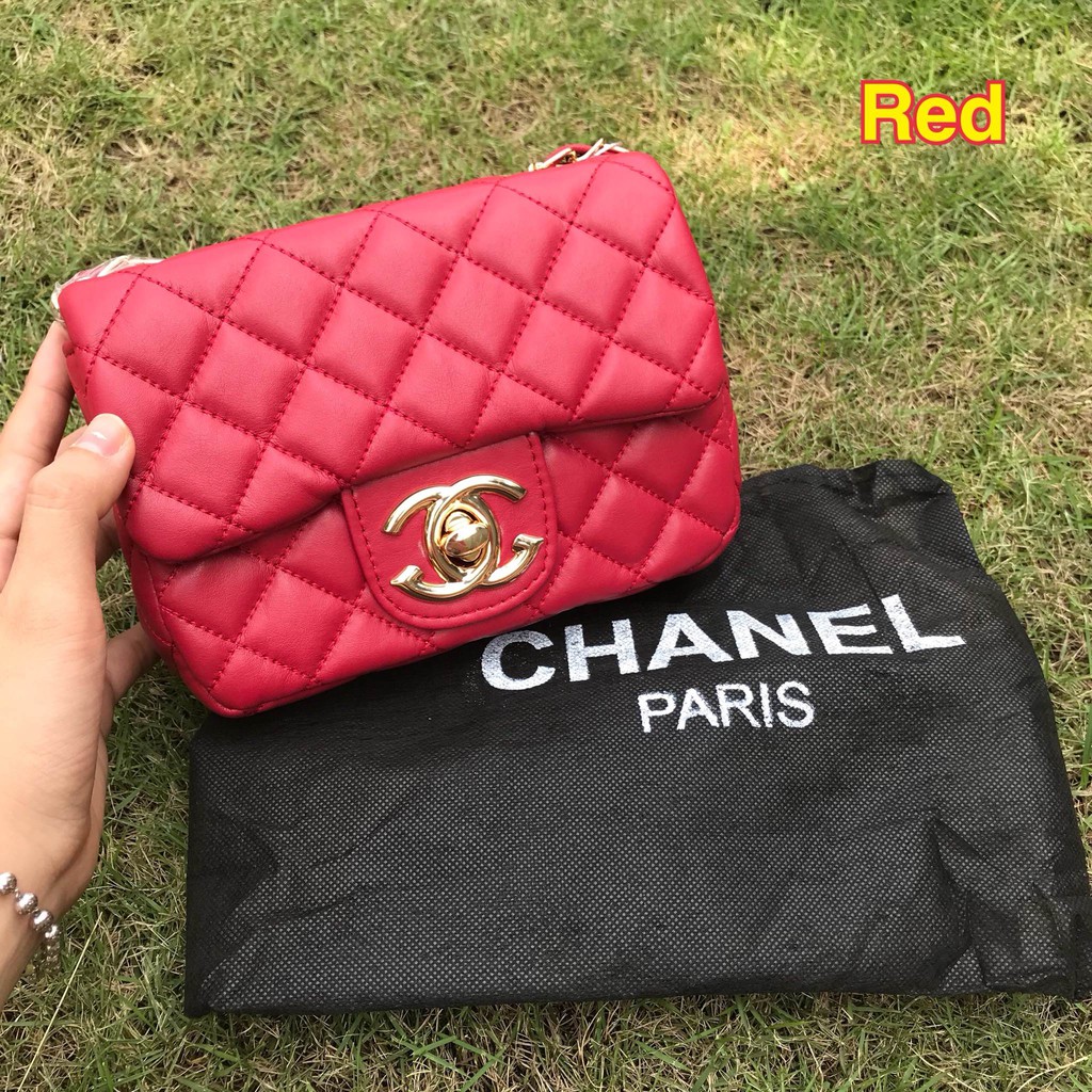 supplier tas wanita branded murah import fashion cewek selempang batam slingbag kantor CH4N3LL BABY