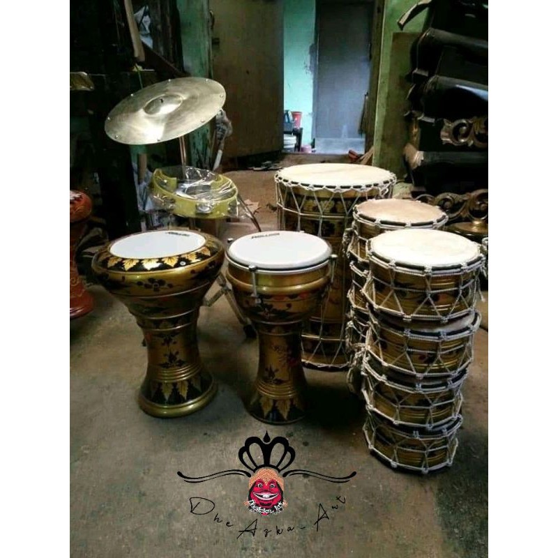 1set full lengkap alat musik marawis dijamin murah
