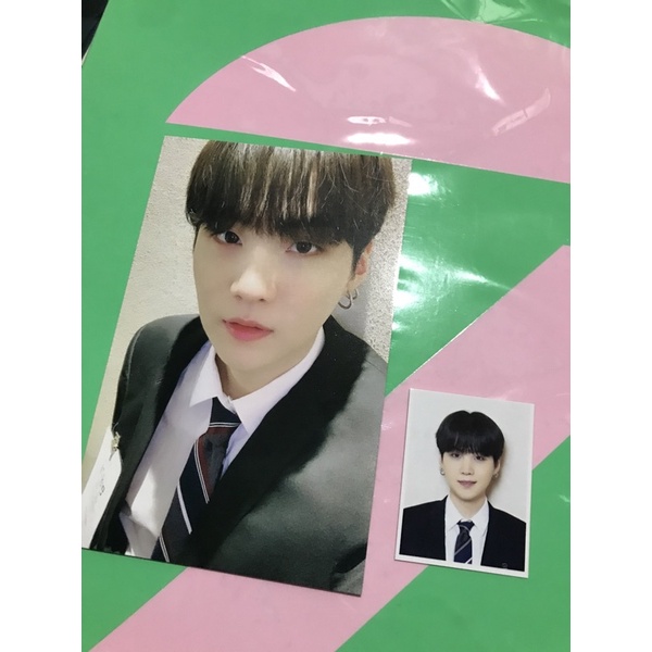 BTS PHOTO CARD & ID PHOTO SUGA/YOONGI ARMY KIT OFFICIAL