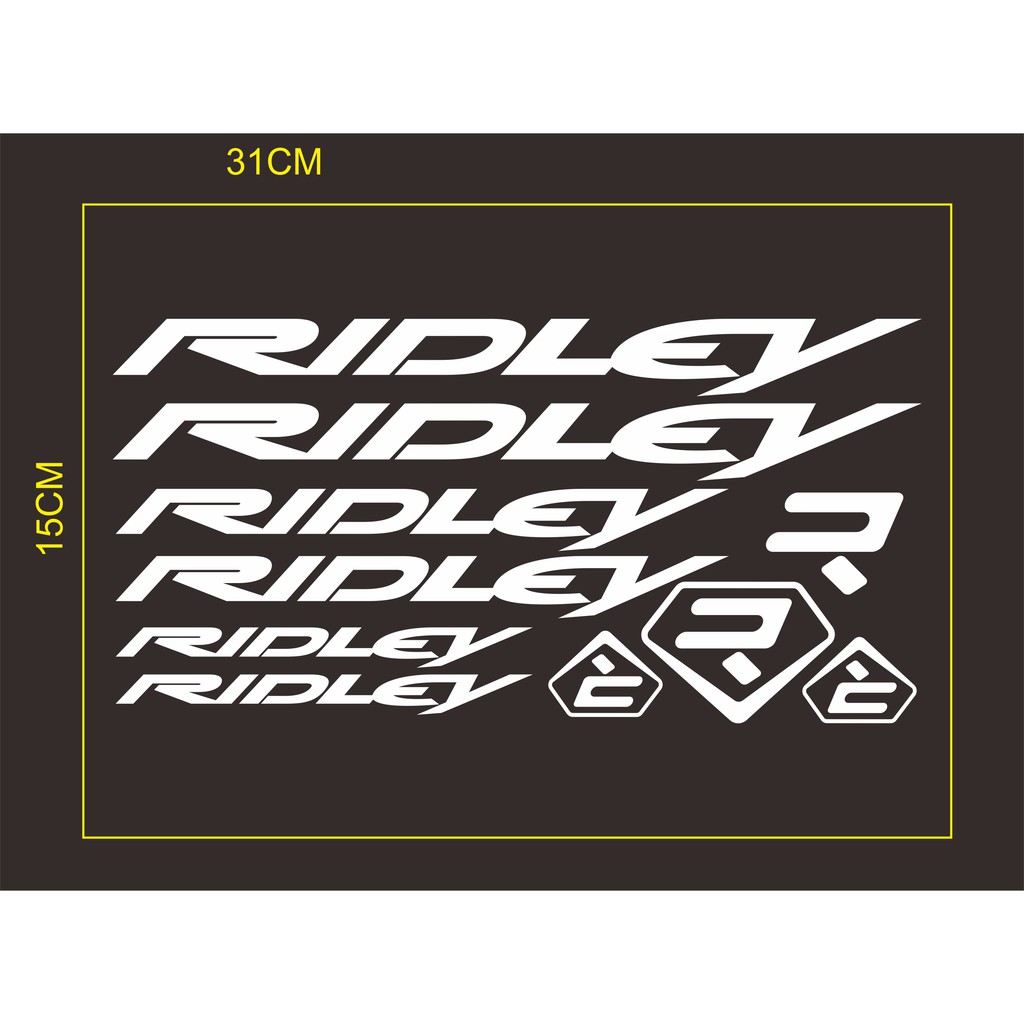 cutting stiker/sticker sepeda ridley