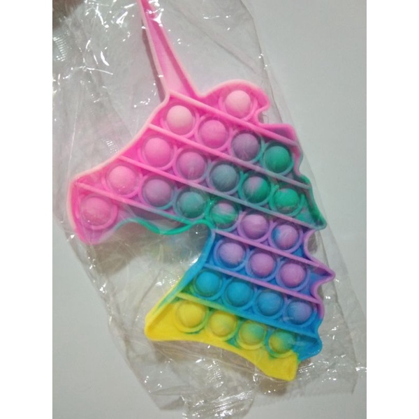 ~ PIYOSHI08 ~ Pop It Mainan Penghilang Stress Fidget Push Toys Murah MA12-UNICORN SUGUS