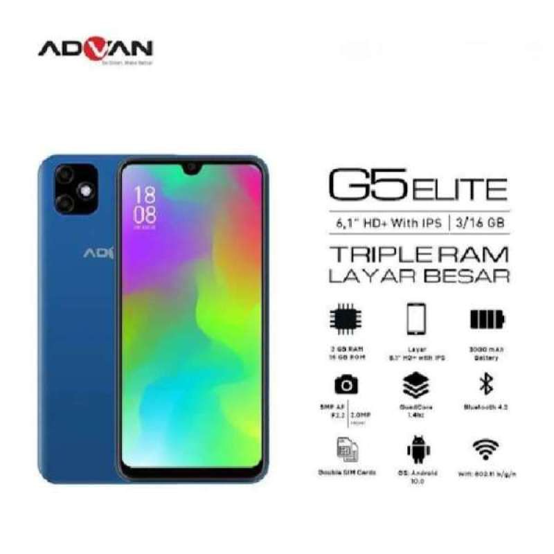 Advan G5 Elite Ram 3gb 16gb Garansi Resmi Shopee Indonesia