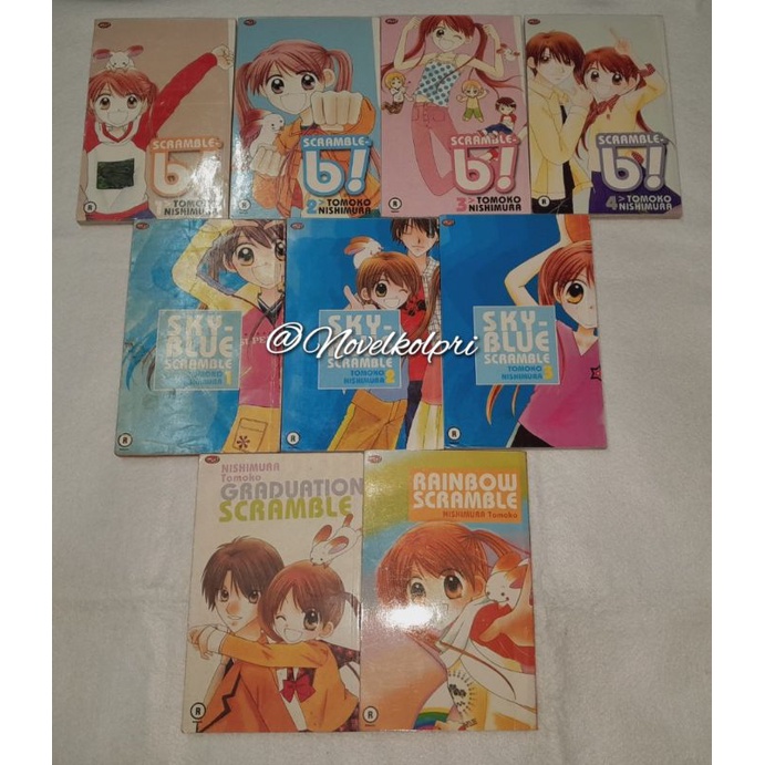 Jual Komik Scramble B 1-4 + Sky Blue Scramble 1-3 + 2 Buku Oneshoot (9 ...