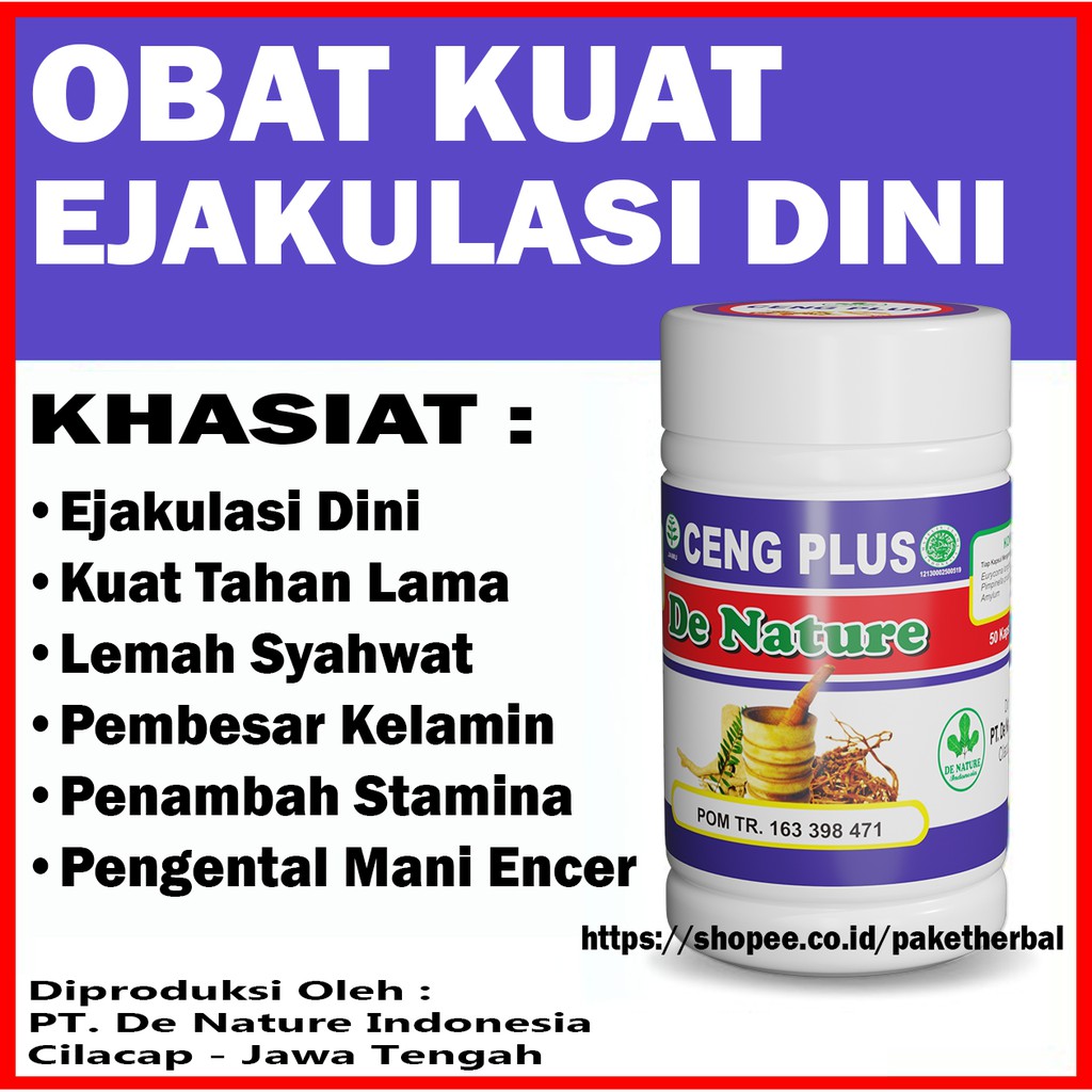 LEBIH KERAS LAMA ! OBAT EJAKULASI DINI KUAT TAHAN LAMA LEMAH SYAHWAT DIFUNGSI EREKSI IMPOTENSI PRIA 