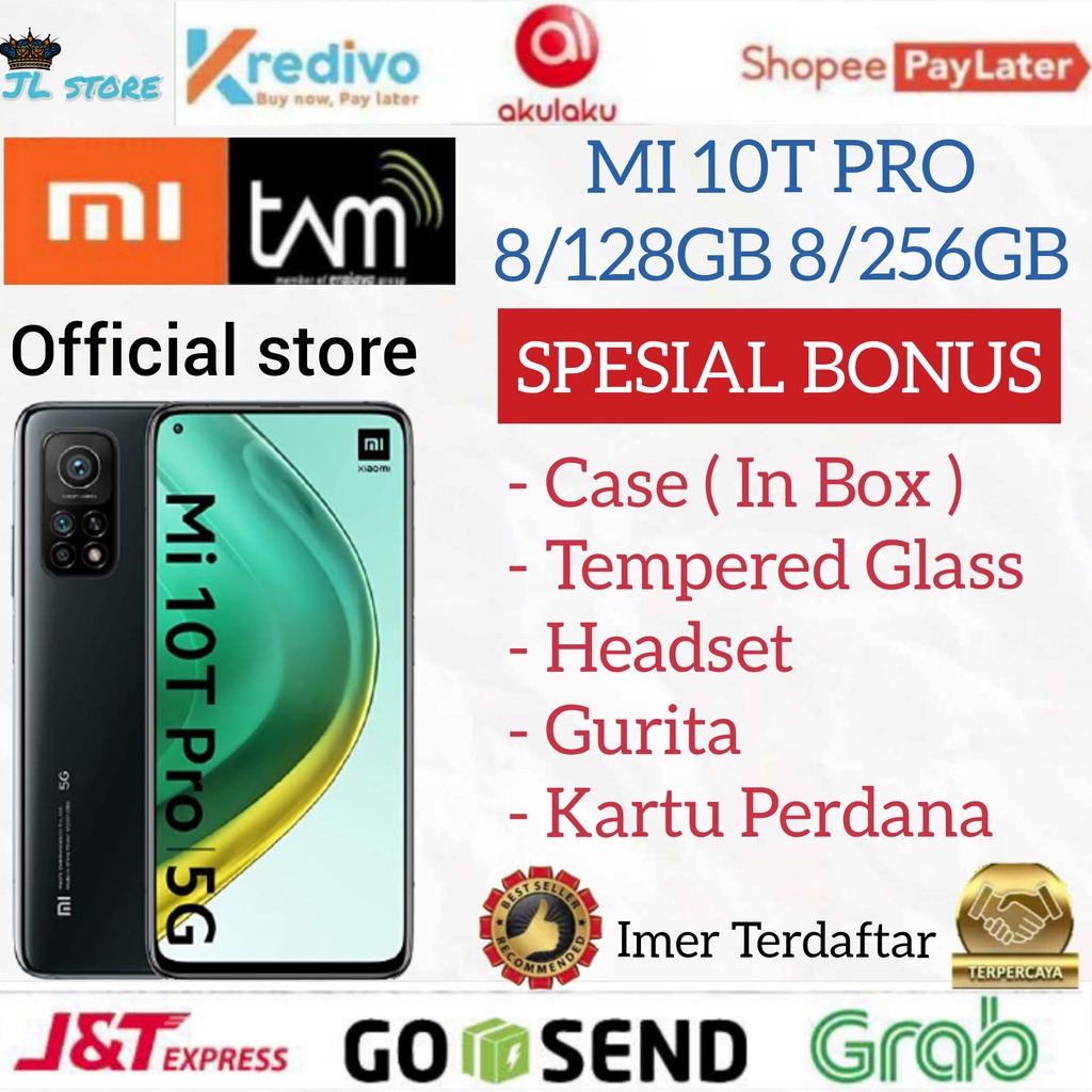 XIAOMI MI10T MI 10T MI 10 T PRO RAM 8GB ROM 256GB 128GB GARANSI RESMI XIAOMI