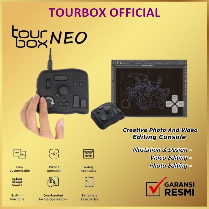 TourBox NEO Creative Photo &amp; Video Editing Console Tour Box NEO