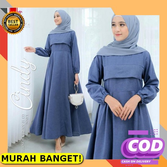 Baju Gamis Wanita Syar'I Muslim Dewasa Gamis Wanita Sultan Modis Lebaran 2021 Terbaru Baju Syari Wan