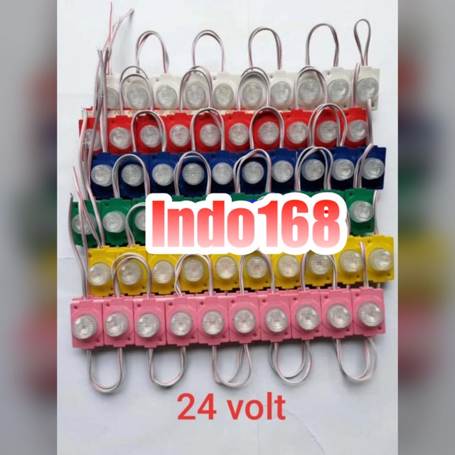 (INDO 168) Kolong Truk Bis 12 dan 24 volt 1 mata Led Modul 24 Volt