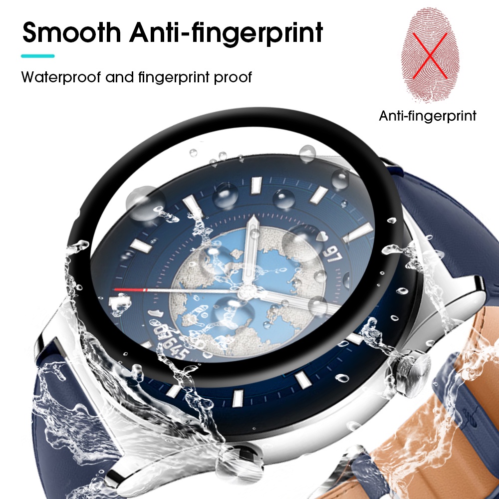 Pelindung Layar Tempered Glass HD Transparan Untuk Smartwatch Honor GS 3