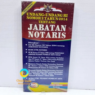 Jual Buku Undang-undang Tentang Jabatan Notaris | Shopee Indonesia