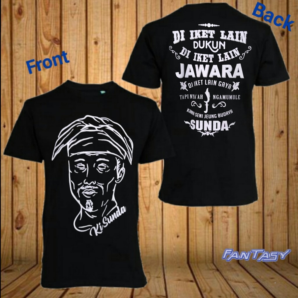Kaos Distro Pria Sunda Jawara TOP027 Size L Kaos Pria Baju Pria Pakaian Pria