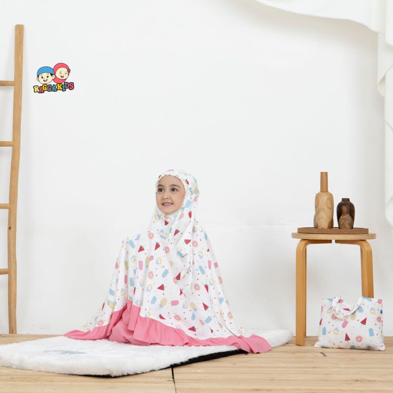 MUKENA ANAK PREMIUM MUKENA BAHAN RAYON  RAGGAKIDS