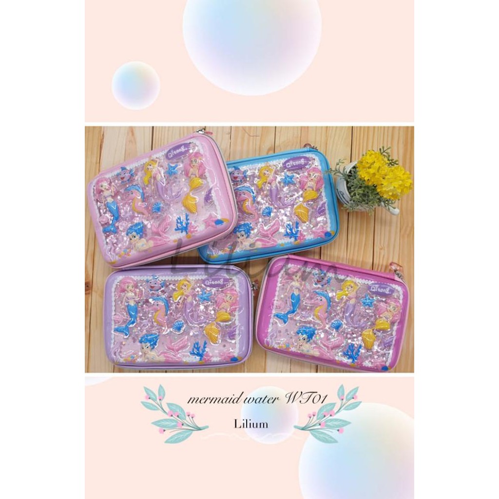 

Kotak Pensil Hardcase Mermaid Water WT01 model smiggle