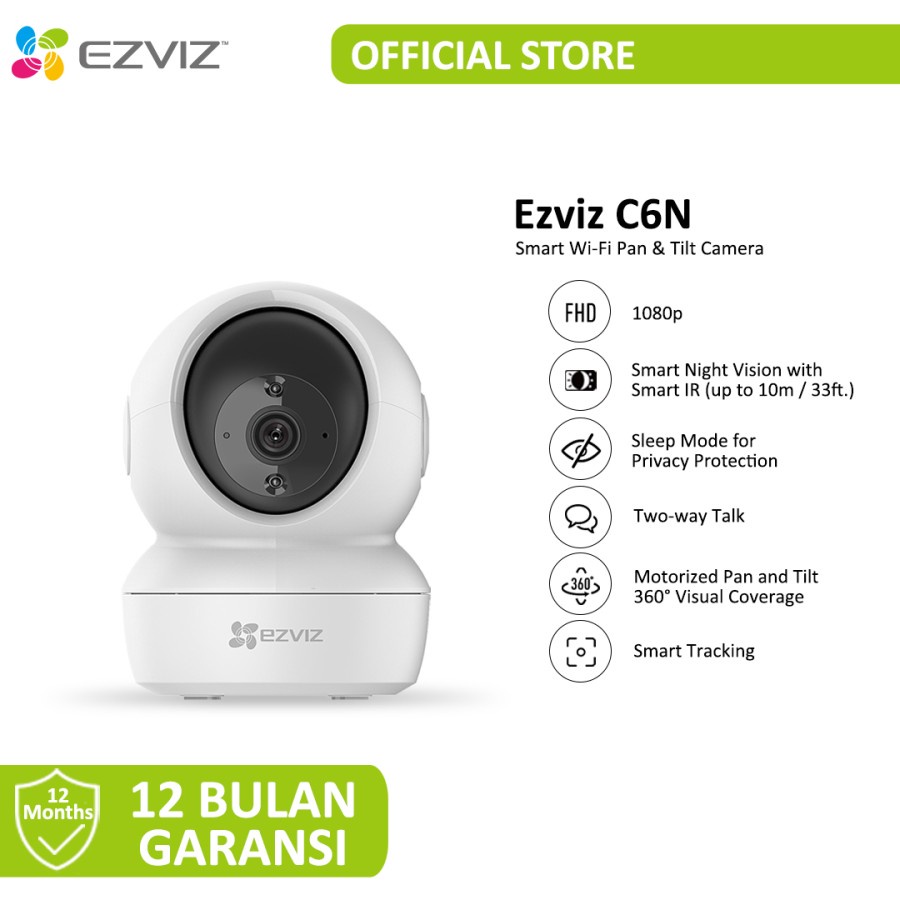 EZVIZ C6N WIRELESS IP CAM 1080P SMART IR NIGHT VISION