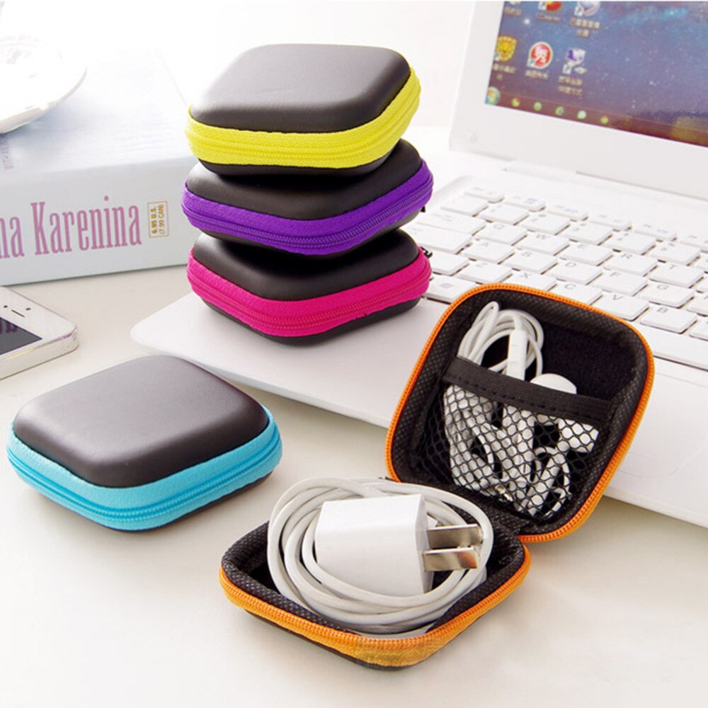 Dompet koin/ headset pouch/ Tempat Headset persegi mini koin 9151-1