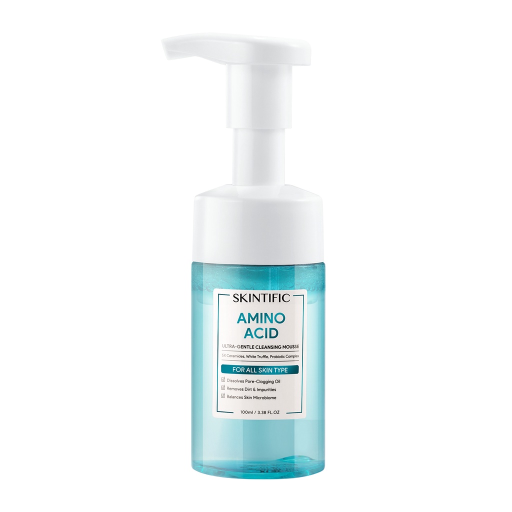 Skintific Amino Acid Ultra-Gentle Cleansing Mousse 100ML BPOM