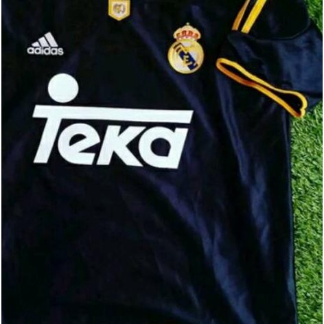 ✭ Jersey retro Madrid away 1998 teka ☉