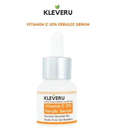 [Bpom] Kleveru Vit.C 10% Ferulic Serum 15ml (100%ASLI) (NEW)