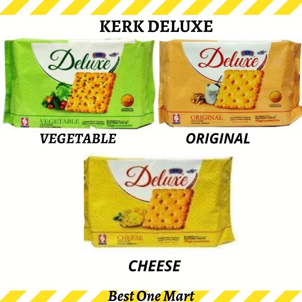 

Biskuit / Biscuit Kerk Deluxe - Original - Vegetable / Sayuran - Cheese / Keju