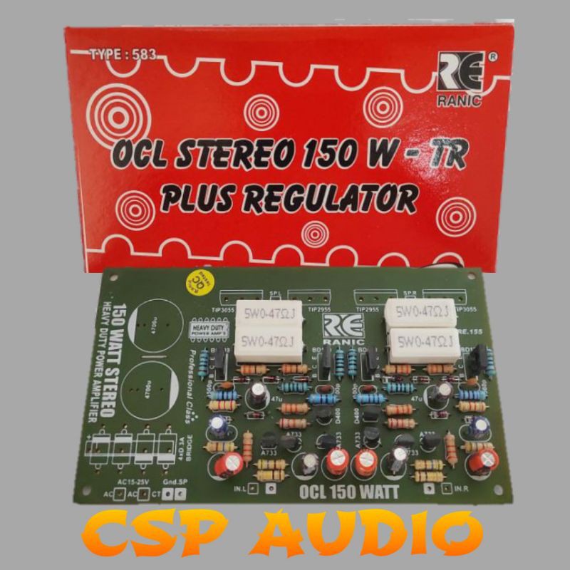 Kit OCL stereo Driver + regulator