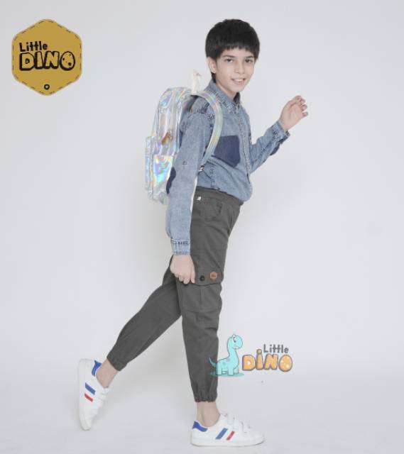 Littledino Joger Chino Cargo Anak 1-15 Tahun