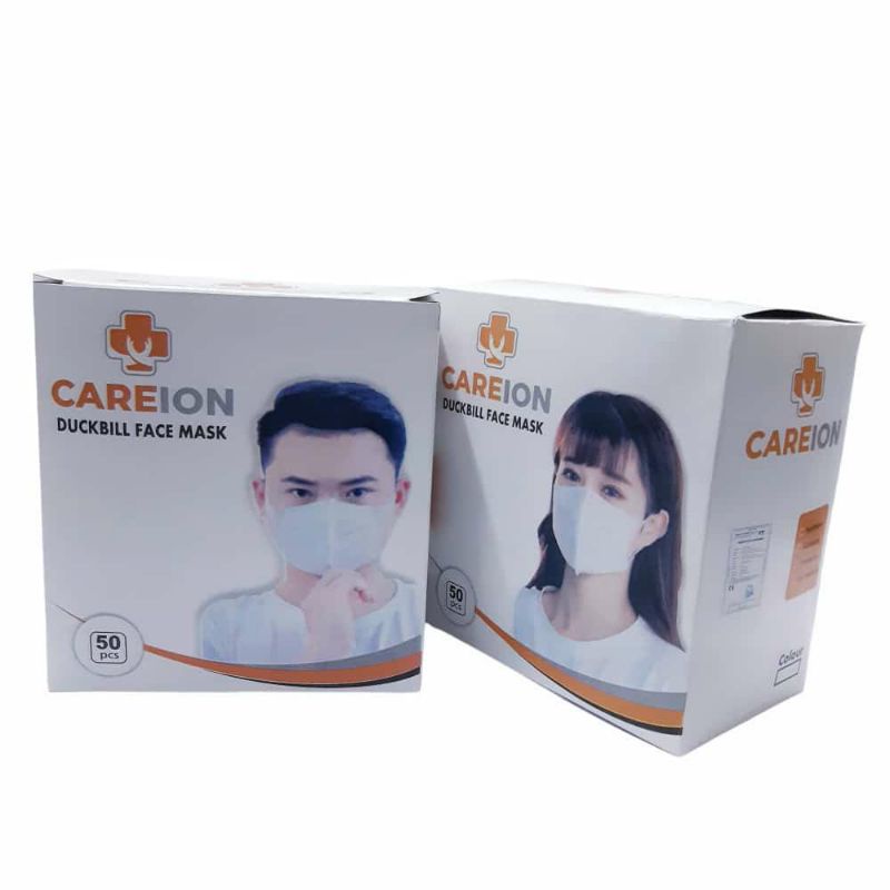 Masker DUCKBILL Face Mask putih hitam 1Box isi 50Pcs