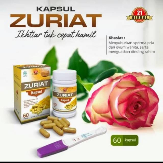 KAPSUL & MADU ZURIAT Program Hamil Obat Kesuburan Herbal Promil Subur Kandungan-1