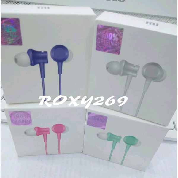 HF Headset Earphone Xiaomi Redmi 1-More Piston Fresh Hp Xiomi Mi 1 2 2s 3 3W 4 5 6 Konektor Jack