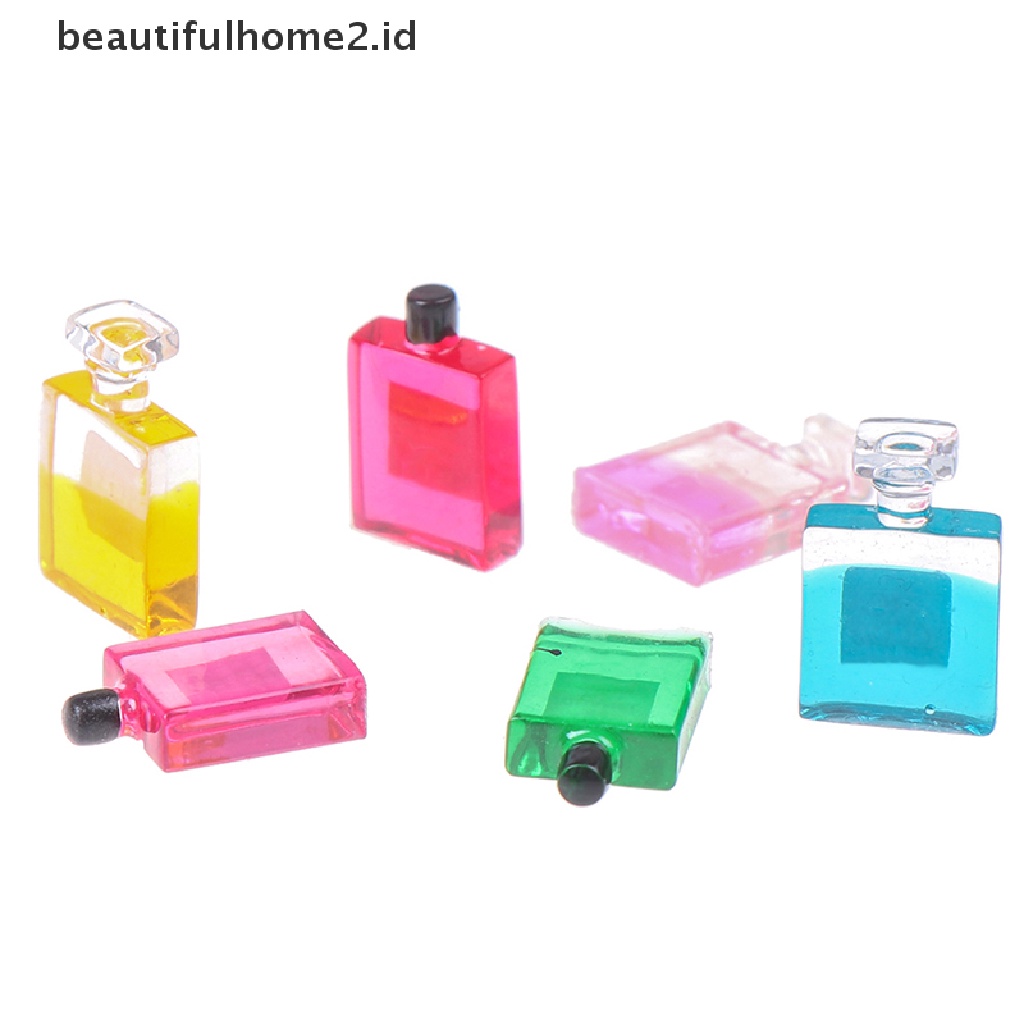 (Beautifulhome2) Buku Literatur Bahasa MandarinId 6pcs Botol Parfum Skala 1: 12 Untuk Rumah Boneka