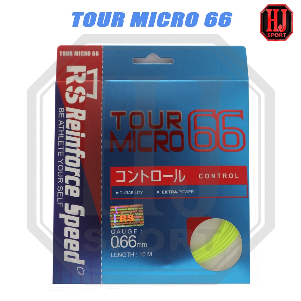 Senar Raket Badminton RS Tour Micro 66