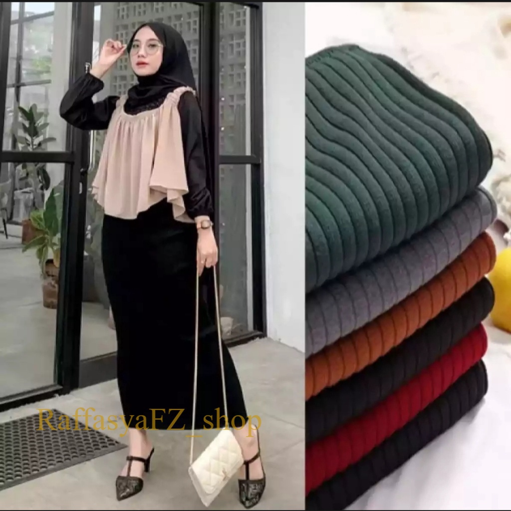 Rok span rajut panjang bahan hornet halus tebal / rok rajut jumbo import / rok rajut panjang jumbo terlaris /ROK IMPORT /rok rajut dewasa / rok rajut span korea / rok rajut span premium dewasa