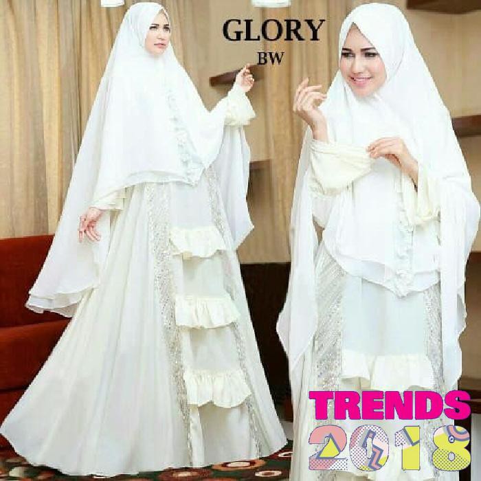 Promo Kami Suplayer Grosir Gamis Syari Modern Glory BW(produsen-murah