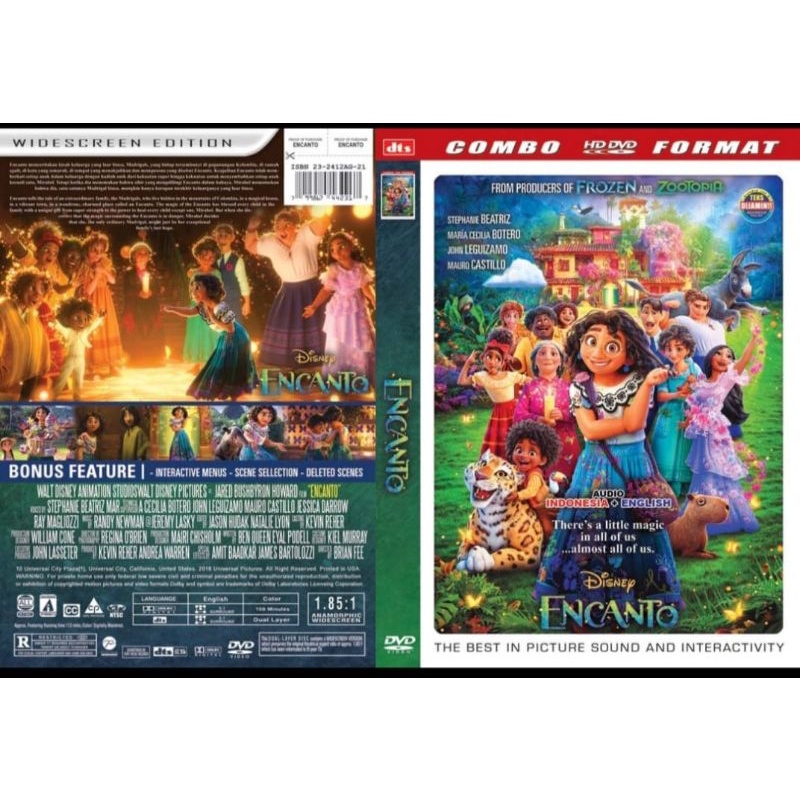 Kaset Film Kartun Anak Encanto 2021/ Ori