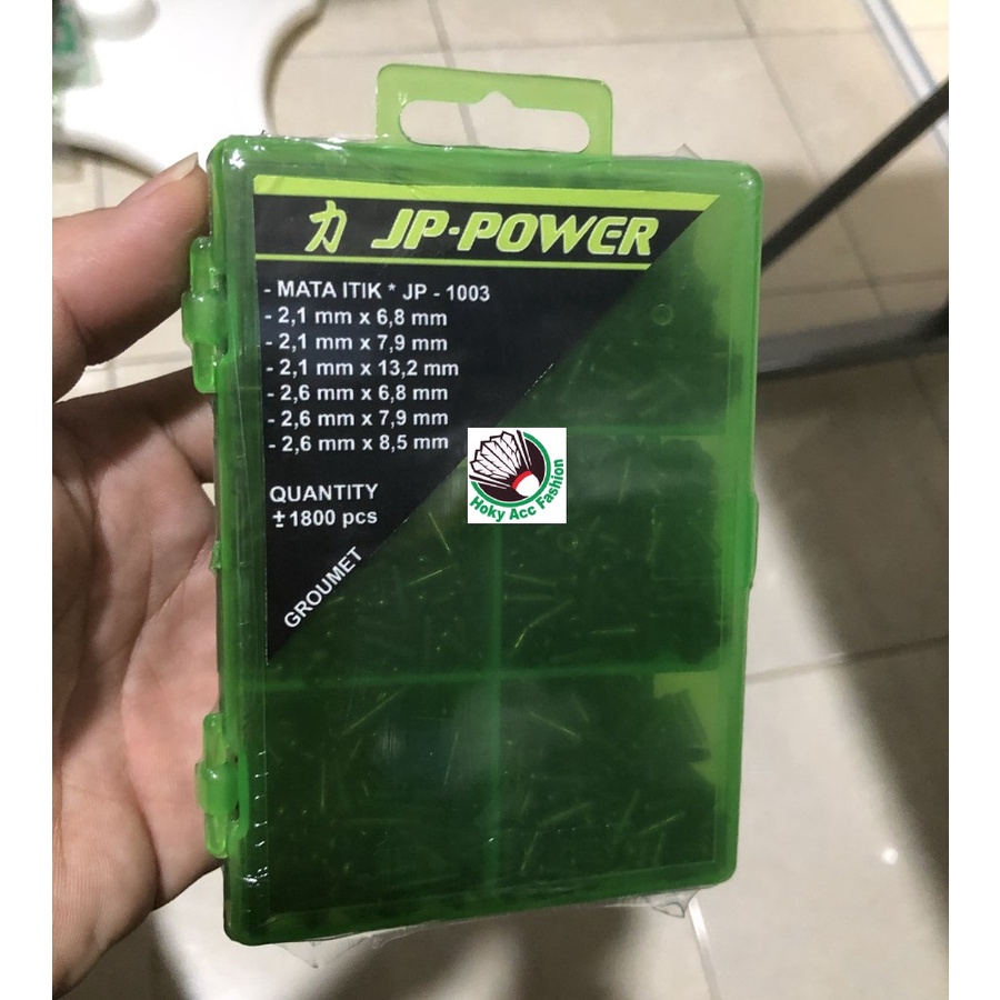 Mata Itik JP-POWER Black / Hitam JP POWER GROUMET RAKET BADMINTON