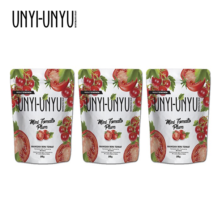 

UnyiUnyu Dehydrated Fruit Mini Tomato Plum 50 Gr - 3 Pcs