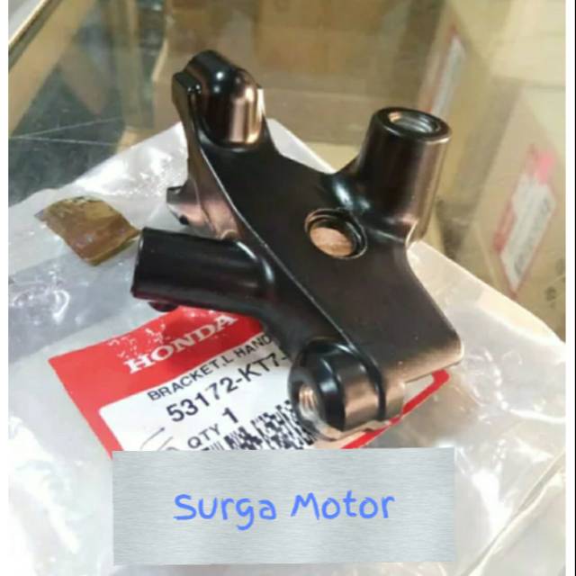 Rumah Dudukan Spion Bracket handle kiri kopling Tiger CB150R Megapro Verza Sonic150 CRF 150 sonic 15